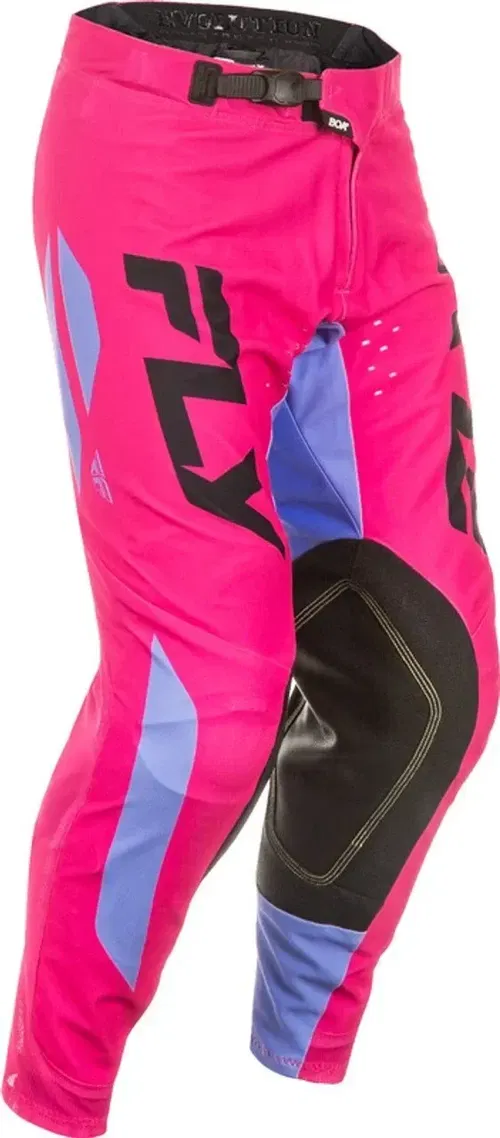 Fly Racing Evolution BOA Pink Lavender Black Motocross BMX ATV Pants Size 34