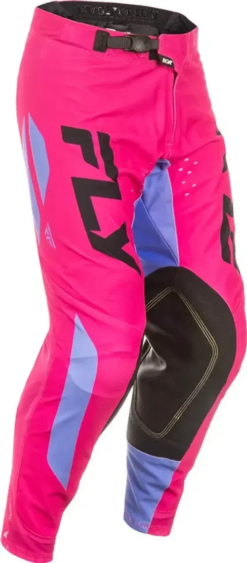 Fly Racing Evolution BOA Pink Lavender Black Motocross BMX ATV Pants Size 34