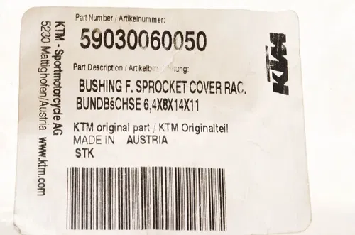 KTM Husqvarna Husaberg Front Sprocket Bushing Cover 125cc-990cc   59030060050