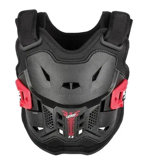 Leatt 2.5 Black Red Mini MX ATV BMX Chest Protector Junior Large/XL  147-159cm