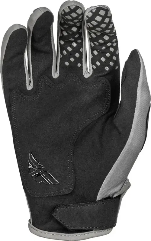 Fly Racing Kinetic Sym Grey/Black Motocross ATV BMX Gloves Adult Medium
