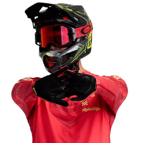 Troy Lee Designs Air Ghostwing Infra Red Motocross ATV BMX Gloves Adult Small