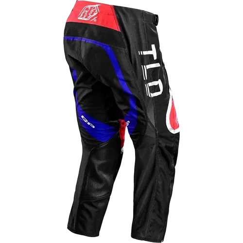 Troy Lee Designs GP Pro Reverb Black / Glo Red Motocross BMX Pants Youth 26