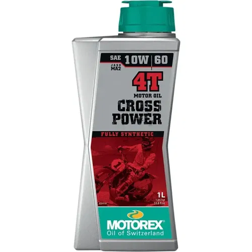 Motorex Cross Power 10W/60 4T Synthetic 4 Stroke Offroad Motorcycle Oil  1 Liter