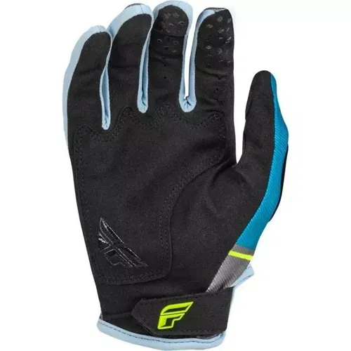 Fly Racing Kinetic Prix Charcoal Hi Vis Motocross ATV BMX Gloves Adult XXL
