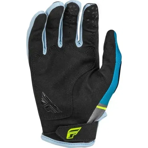Fly Racing Kinetic Prix Charcoal Hi Vis Motocross ATV BMX Gloves Adult XXL