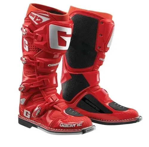 Gaerne SG12 Men MX Motocross ATV Offroad Boots 12 Red