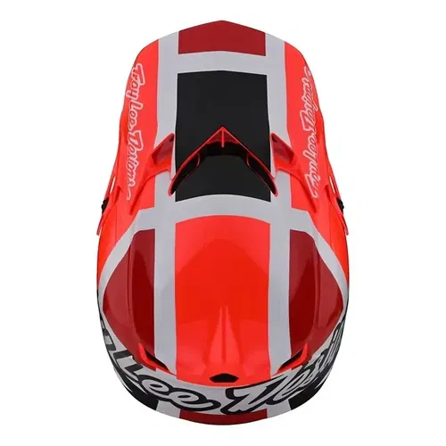 Troy Lee Designs SE4 Polyacrylite Quattro Red MX ATV Helmet Adult Large