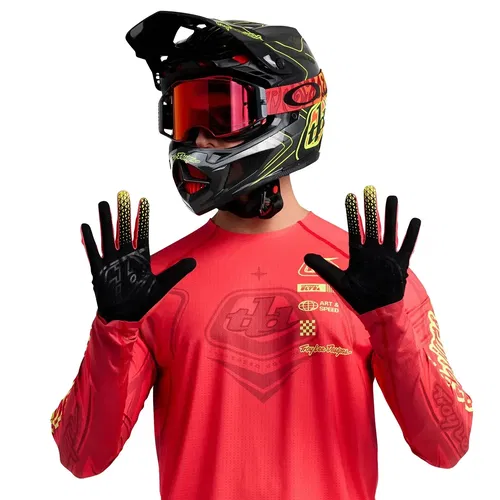 Troy Lee Designs Air Ghostwing Infra Red Motocross ATV BMX Gloves Adult XXL