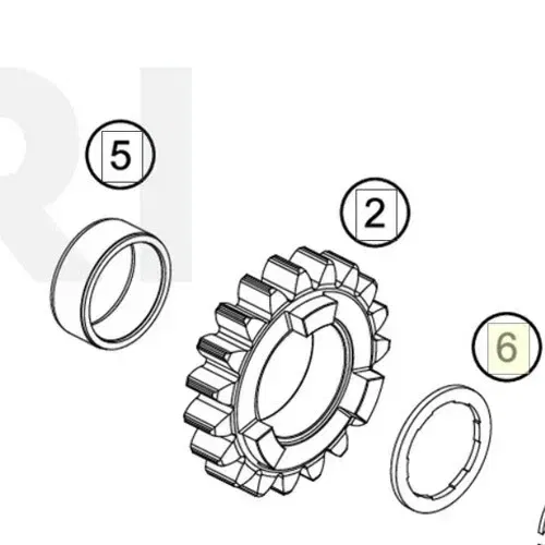 KTM Husqvarna GasGas 85 Thrust Washer 15.2x25x0.5  OEM 47133043000
