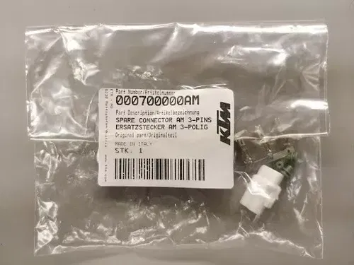 KTM Husqvarna GasGas Spare Connector AM 3 Pins  OEM 000700000AM