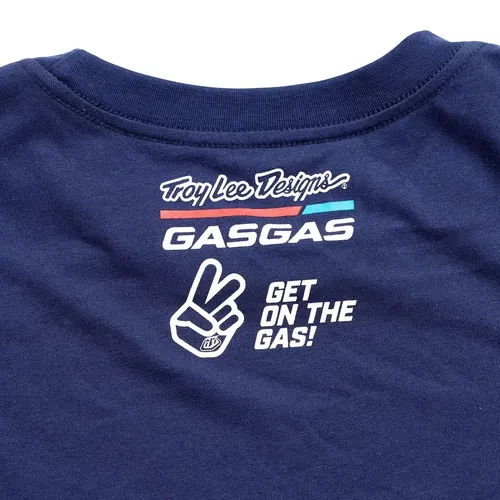 Troy Lee Designs Navy Team GasGas T Shirt Size Adult Large