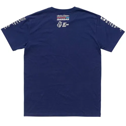 Troy Lee Designs Navy Team GasGas T Shirt Size Adult Large