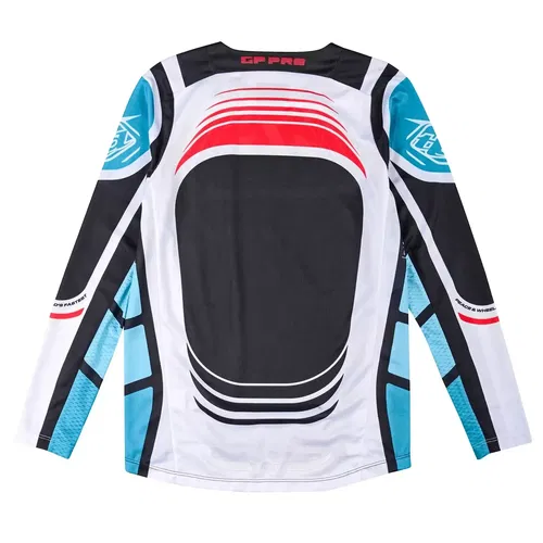 Troy Lee Designs GP Pro Wavez Phantom Turquoise Motocross BMX Jersey Youth XL