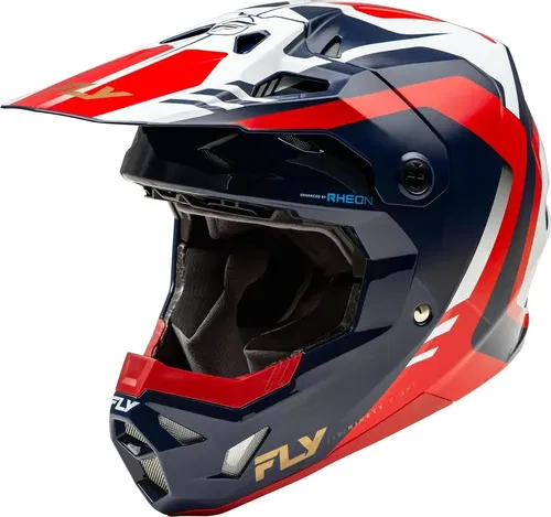 Fly Racing Formula CP Krypton Red White Blue Motocross BMX Helmet Adult Large