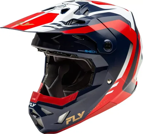 Fly Racing Formula CP Krypton Red White Blue Motocross BMX Helmet Adult Large