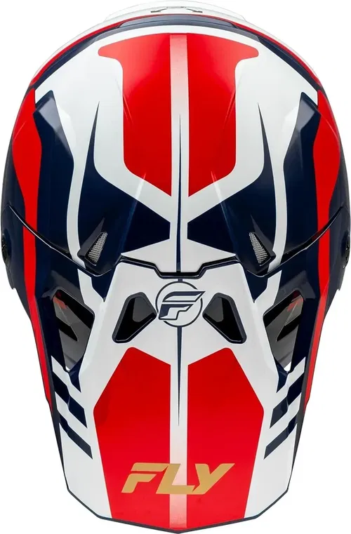 Fly Racing Formula CP Krypton Red White Blue Motocross BMX Helmet Adult Large