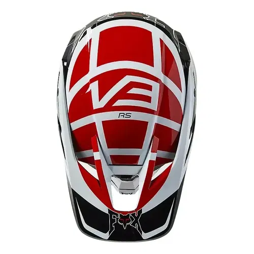 Fox Racing V3 RS Celz Red Black White MX ATV Helmet  Adult Small