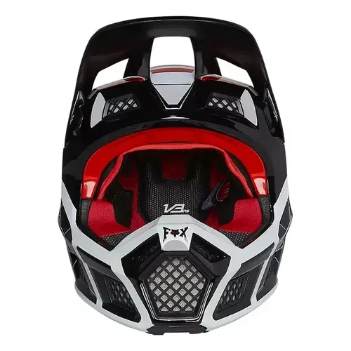 Fox Racing V3 RS Celz Red Black White MX ATV Helmet  Adult Small