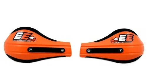 EVO2 Plastic Outer Mount Roost Deflectors Orange Enduro Engineering