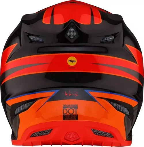 Troy Lee Designs SE5 Carbon Saber Rocket Red MX ATV Helmet Adult Small