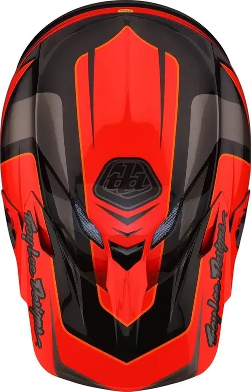 Troy Lee Designs SE5 Carbon Saber Rocket Red MX ATV Helmet Adult Small