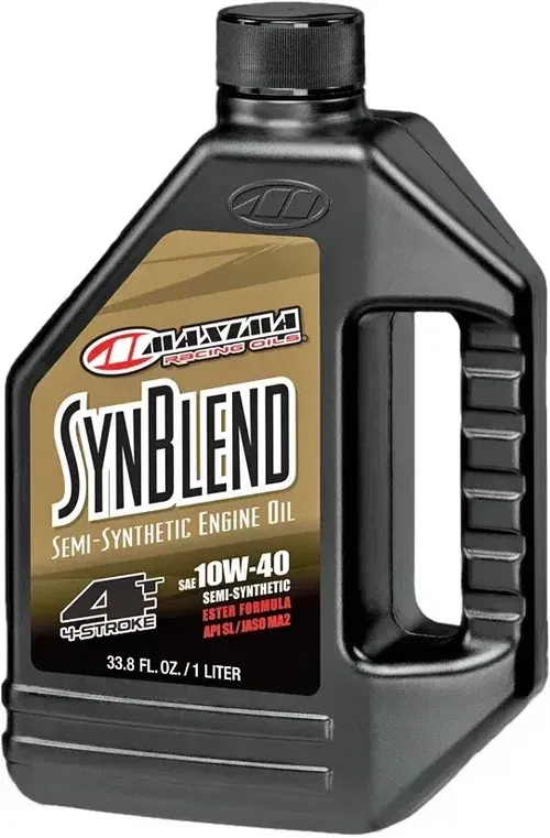 Maxima Syn Blend 10W-40 Motorcycle Engine Oil  1 Liter