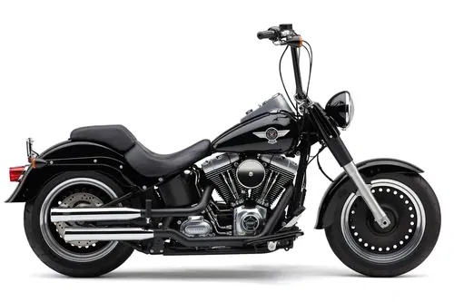 3" NH SERIES SLIP-ONS CHROME FAT BOY/DCE 07-17