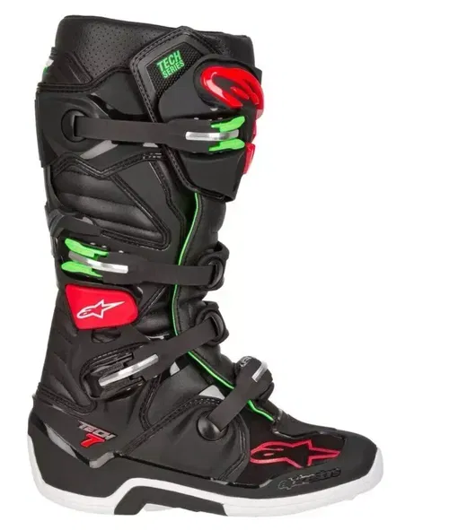 Alpinestars Tech 7 Men Motorcross ATV MX Offroad Boots11 Black Red Green