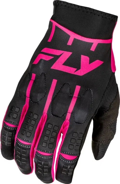 Fly Racing Evolution DST Black/Pink Motocross ATV BMX Gloves Adult XS