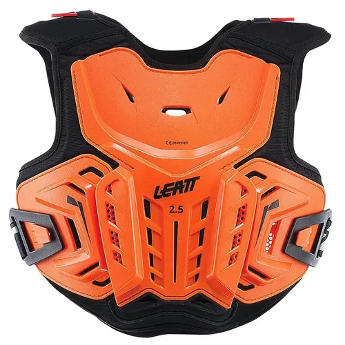 Leatt 2.5 Black Orange Motocross ATV Chest Protector Junior Small/Medium