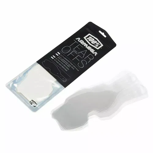 100% Percent Brand Armega Goggle Standard Tear Offs 20 Pack