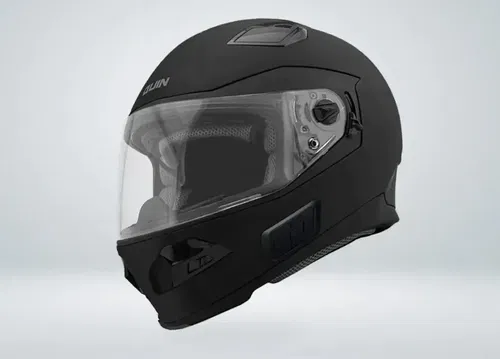 Quin Design Spitfire Vanta Street Motorcycle Helmet - Size Large