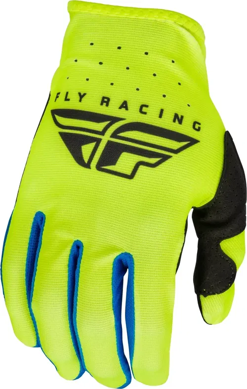 Fly Racing Lite Yellow Black Motocross ATV BMX Gloves Adult 3XL