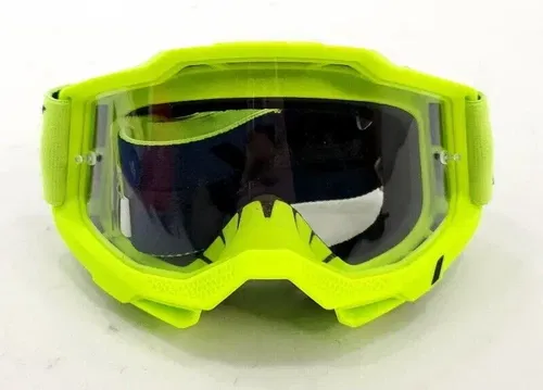 100% Accuri 2 Flou Yellow Clear Lens Goggles Junior