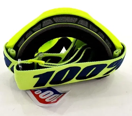 100% Accuri 2 Flou Yellow Clear Lens Goggles Junior