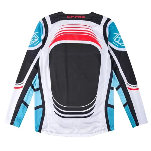 Troy Lee Designs GP Pro Wavez Phantom Turquoise Motocross BMX Jersey Youth M