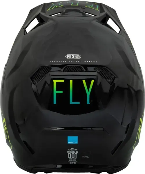 Fly Racing Formula CC Centrum Black Blue Yellow Motocross BMX Helmet Adult XL