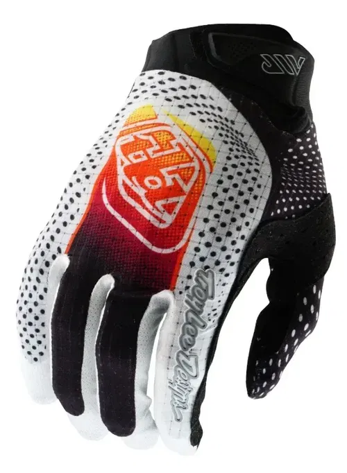 Troy Lee Designs Air Glove Optic White/ Black Motocross ATV BMX Gloves Adult M