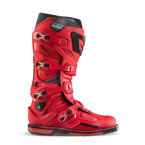 Gaerne SG22 Men MX Motocross ATV Offroad Boots 11 Red