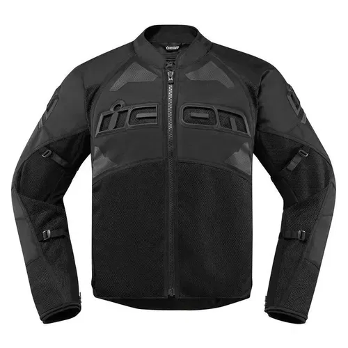 ICON Contra 2 Stealth Jacket Black D30 Motorcycle Protection Adult XL