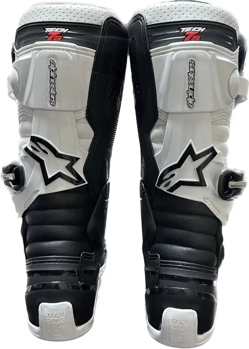 Alpinestars Tech 7s Youth Motorcross ATV MX Offroad Boots 3 Black White