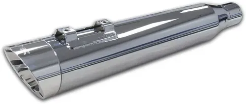 TBR   COMP S 2IN1 EXHAUST TOURING M8 CHROME W/POL SLASH END CAP