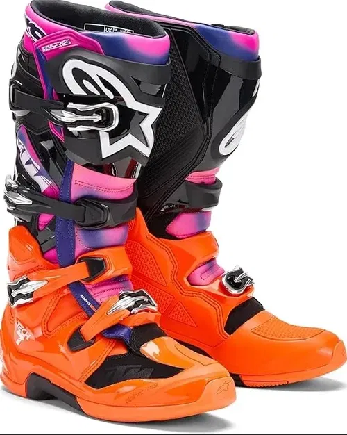 KTM Alpinestars Tech 7 XXV Motorcross MX ATV Boots Orange Mens 9