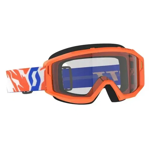 Scott Primal Orange Clear Lens Goggles Youth