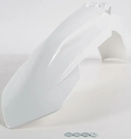 Acerbis White Front Fender Plastic 2016-2023 KTM 125cc-500cc    2421110002