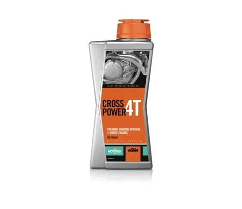 KTM Motorex Cross Power 10W/60 4T Jaso MA2 Offroad Motorcycle Oil  1 Liter