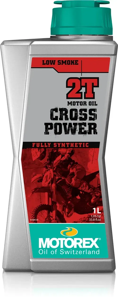 Motorex Cross Power 2T Pre Mix Synthetic Offroad Motorcycle Oil  1 Liter