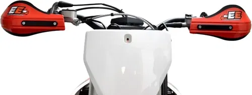 Enduro Engineering Composite Moto Roost Deflectors Red With Mounting Kit