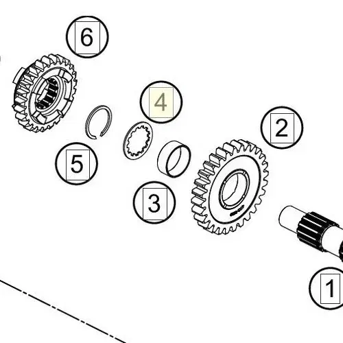 KTM Husqvarna GasGas 85 Thrust Washer 19x1x24 5x1  OEM 47233042000